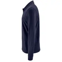 Рубашка поло мужская с длинным рукавом Perfect LSL Men темно-синяя, размер M