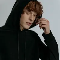 Худи унисекс Prima Vista, черное, размер XL