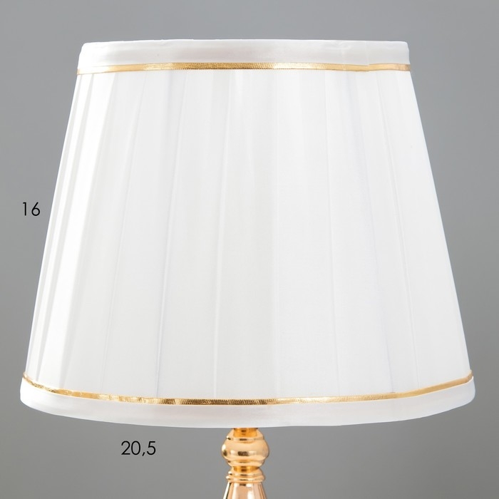 Лампа настольная с подсветкой 58087/1 1х40Вт Е27 золото 20х20х36 см RISALUX