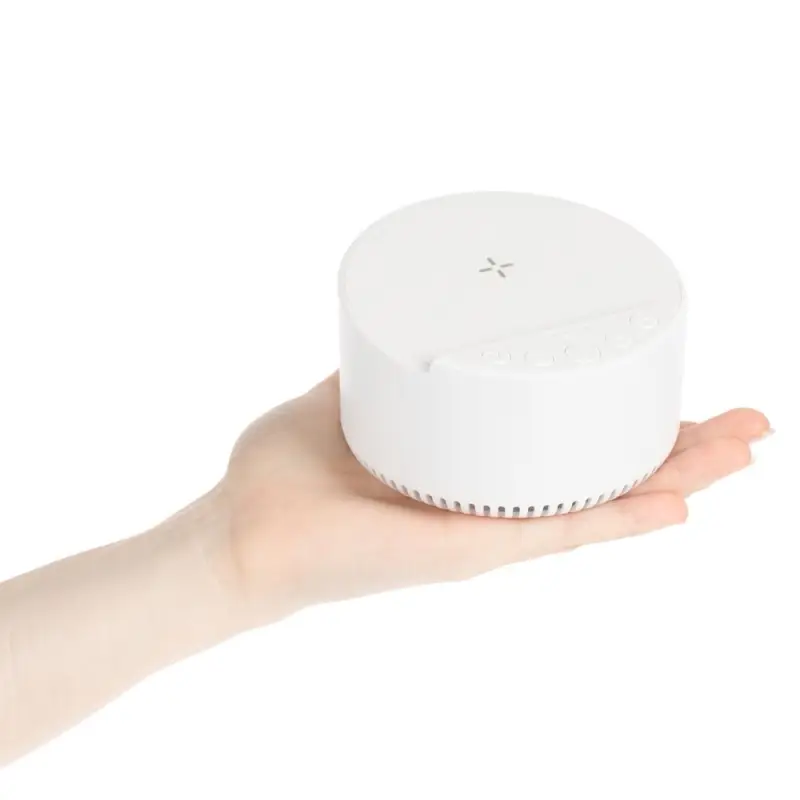 Bluetooth-колонка с беспроводной зарядкой relaxTime, белая Bluetooth-колонка с беспроводной зарядкой relaxTime, белая