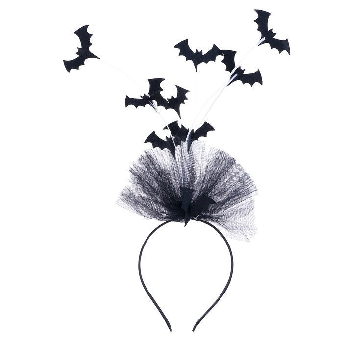 Карнавальный ободок &laquo;Летучая мышь&raquo;, цвета МИКС