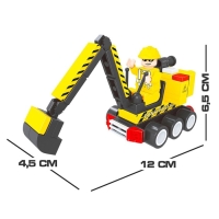 Конструктор &laquo;Городские строители: Экскаватор&raquo;, 77 деталей