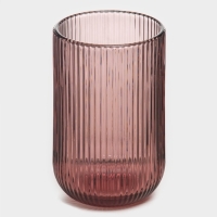 Стакан стеклянный Magistro &laquo;Грани&raquo;, 400 мл, 8&times;13 см, цвет сиреневый