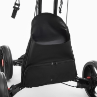 Тележка для перевозки сумок для гольфа PGM, складная, алюминий, черная