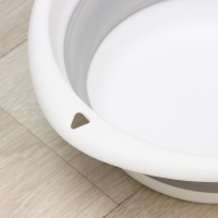 Таз складной &laquo;Флекс&raquo;, 5.5 л, 32.5&times;33&times;4,.5 см, цвет смоки