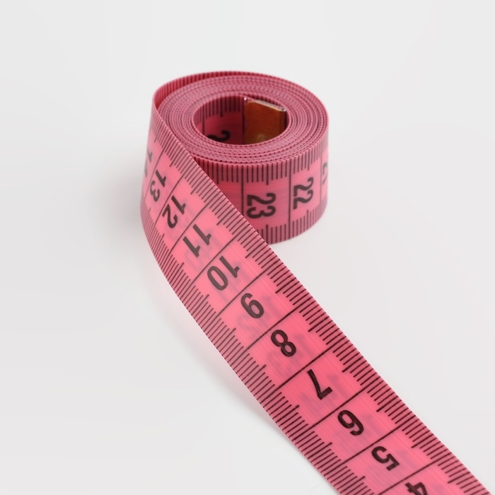 Сантиметровая лента в футляре, 150 см, цвет МИКС