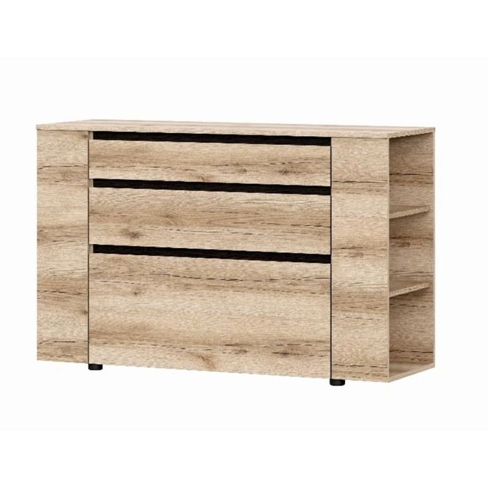 Комод Одри, 1302х430х840, Дуб делано/Венге Комод Одри, 1302х430х840, Дуб делано/Венге