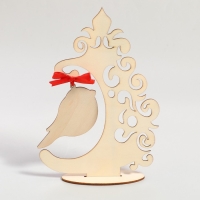 Роспись по дереву «Новый год! Снегирь», новогодний набор для творчества Роспись по дереву «Новый год! Снегирь», новогодний набор для творчества