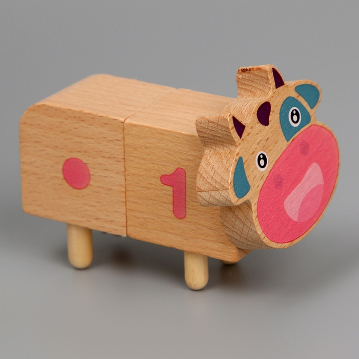 Развивающая игра &laquo;Коровки. Учимся считать&raquo; 7 &times; 4 &times; 2,5 см