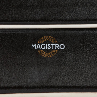 Блюдо фарфоровое для подачи Magistro Pietra lunare, 30×10 см, цвет чёрный Блюдо фарфоровое для подачи Magistro Pietra lunare, 30×10 см, цвет чёрный