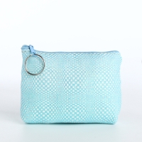 Кошелёк женский на молнии, цвет голубой Кошелёк женский на молнии, цвет голубой