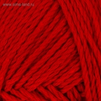 Пряжа "Мягкий хлопок" 70% хлопок, 30% нейлон 220м/100гр (046 красный)