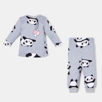 Комплект: джемпер, брюки Крошка Я "Панда", рост 86-92 см Комплект: джемпер, брюки Крошка Я "Панда", рост 86-92 см