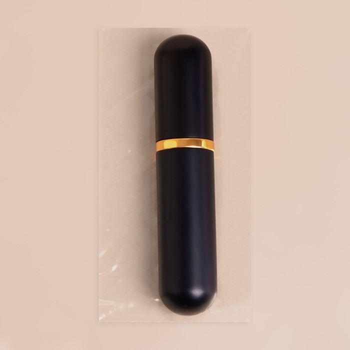 Флакон для парфюма, с распылителем, 5 мл, цвет чёрный Флакон для парфюма, с распылителем, 5 мл, цвет чёрный