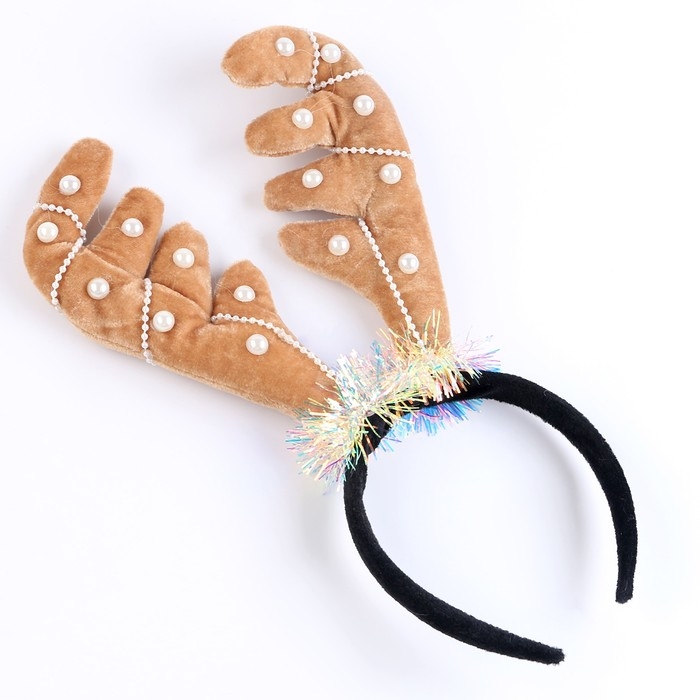 Карнавальный ободок &laquo;Новогодний олень&raquo;