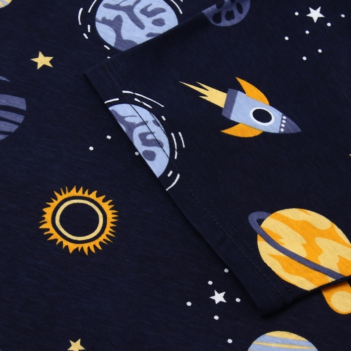 Пижама мужская (футболка и шорты) KAFTAN Space, р-р 48 Пижама мужская (футболка и шорты) KAFTAN Space, р-р 48