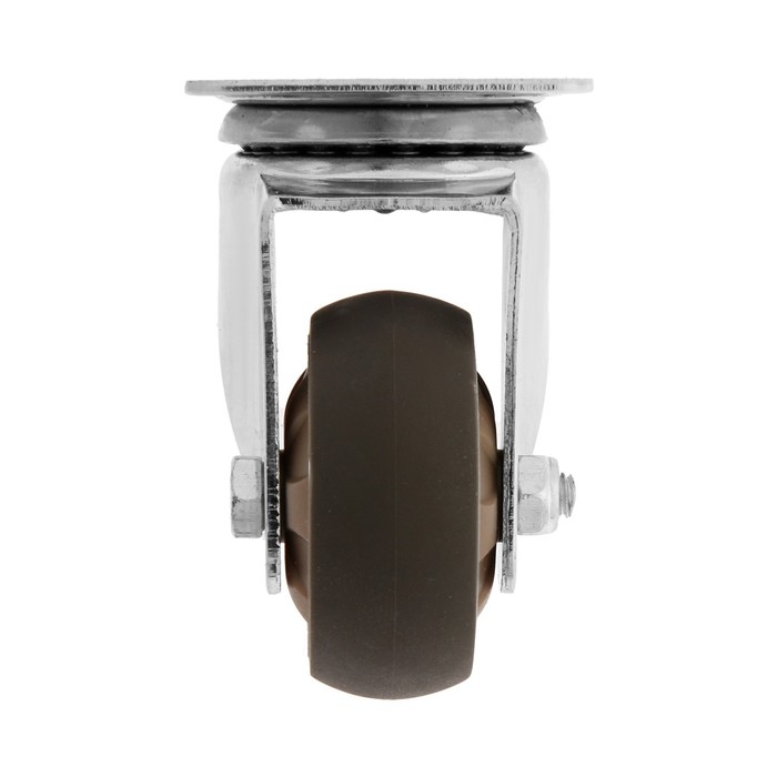 Колесо мебельное CAPPIO d=50,на площадке, поворотное, мягкий ход, покрытие TPR Колесо мебельное CAPPIO d=50,на площадке, поворотное, мягкий ход, покрытие TPR