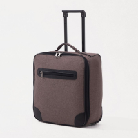 Пилот-кейс 16", &laquo;Сакси&raquo;, отдел на молнии, наружный карман, цвет коричневый