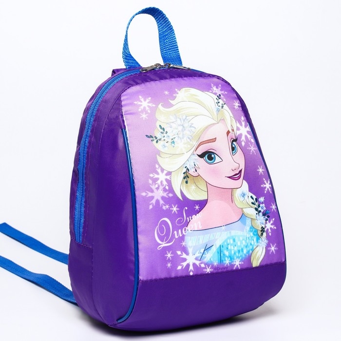 Рюкзак детский, отдел на молнии, 20 х 13 х 26 см &laquo;Эльза&raquo;, Холодное сердце