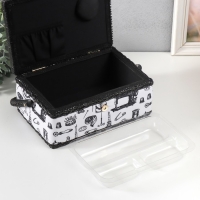 Шкатулка для рукоделия "Швейные атрибуты" 24х16х11 см Шкатулка для рукоделия "Швейные атрибуты" 24х16х11 см