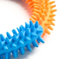 Игрушка жевательная для собак "Кусочек счастья", 15 см, разноцветная Игрушка жевательная для собак "Кусочек счастья", 15 см, разноцветная