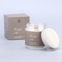 Свеча ароматическая "Hygge" #17 Розовый перец и лимонное дерево, соевый воск, в банке, 90 г Свеча ароматическая "Hygge" #17 Розовый перец и лимонное дерево, соевый воск, в банке, 90 г