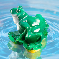 Садовая фигура "Лягушка на кувшинке" 23*35*18 см F01149 Садовая фигура "Лягушка на кувшинке" 23*35*18 см F01149