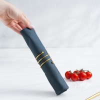 Кольцо для салфеток «Спираль», 4,5×4 см, цвет золотой Кольцо для салфеток «Спираль», 4,5×4 см, цвет золотой