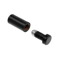 Дистанционный держатель для табличек, 12х30 мм, цвет черный,набор 10 шт. Дистанционный держатель для табличек, 12х30 мм, цвет черный,набор 10 шт.