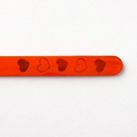 Палочки для мороженого деревянные &laquo;Сердечки&raquo;, набор 50 шт, 11.4 х 1 см