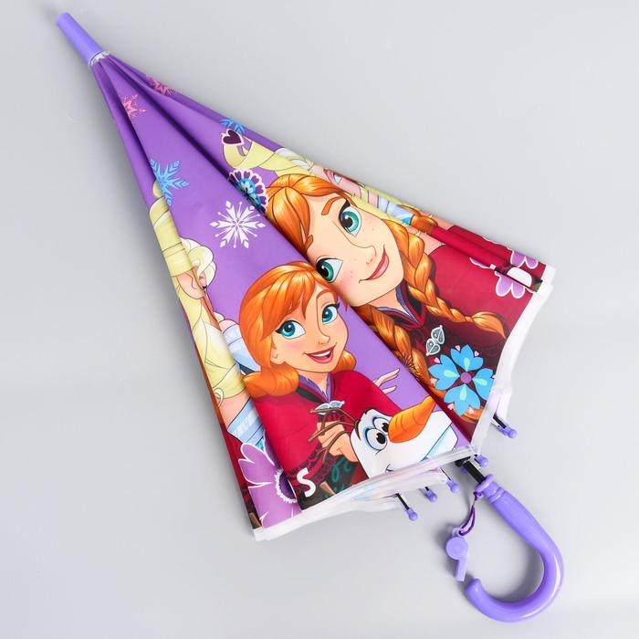 Зонт детский &Oslash; 87 см, 8 спиц, Холодное сердце