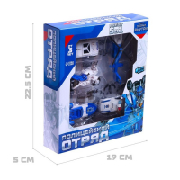 Набор роботов &laquo;Полицейский отряд&raquo;, 5 трансформеров, собираются в 1 робота