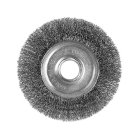 Щетка металлическая для УШМ ТУНДРА, плоская, посадка 22 мм, 125 мм Щетка металлическая для УШМ ТУНДРА, плоская, посадка 22 мм, 125 мм