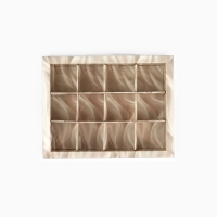 Коробка под 12 конфет с ячейками &laquo;Новогодний бант&raquo;, 14.5 х 18.5 х 3 см