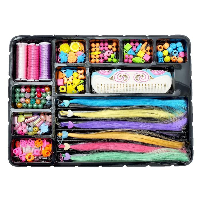 Набор парикмахера «Делаем причёски» с аксессуарами для волос Набор парикмахера «Делаем причёски» с аксессуарами для волос