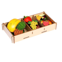 Набор &laquo;Фрукты на магнитах&raquo; в коробке, 15 деталей