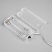 Светодиодная фигура &laquo;Ветвь&raquo; 60х20х3 см, 20 LED, батарейки АAх2 (не в комплекте), свечение теплое белое