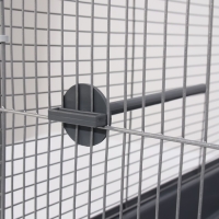 Клетка для птиц "Пижон" №104-Б, разборная, 2 секции, 58 х 40 х 88см, серая Клетка для птиц "Пижон" №104-Б, разборная, 2 секции, 58 х 40 х 88см, серая