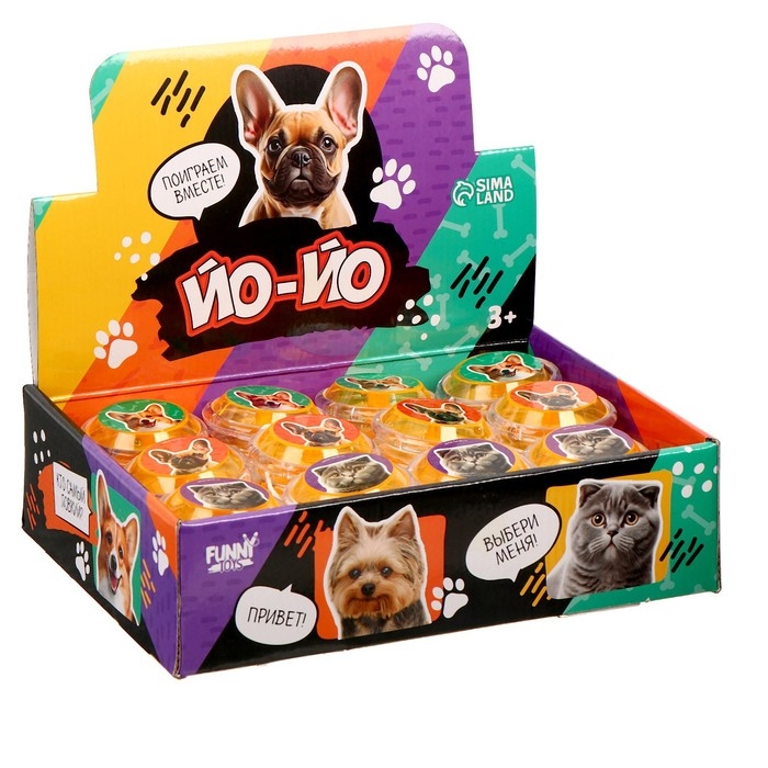 Йо-йо Йо-йо "Котики-собачки" , в шоубоксе