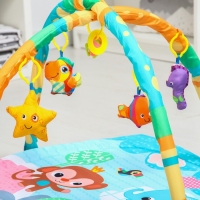 Развивающий коврик с дугами &laquo;Друзья Африки&raquo;, квадратный, 76х76х0,5 см