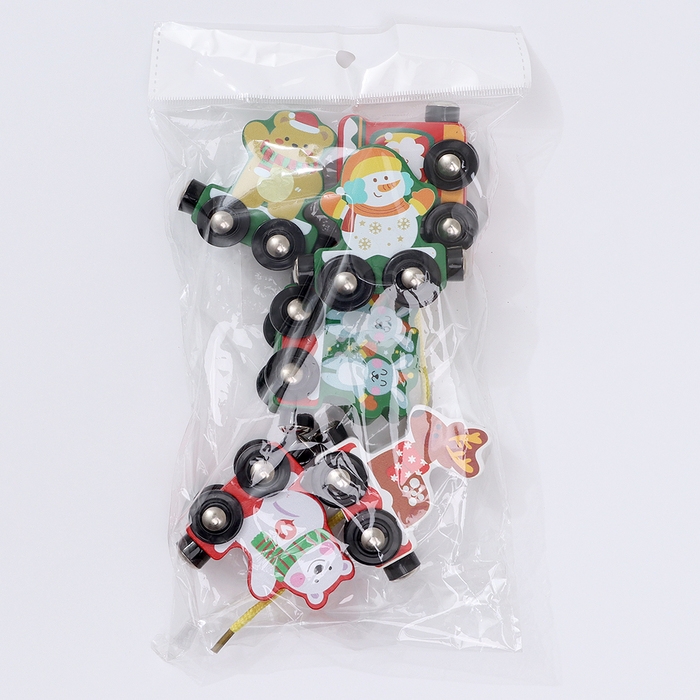 Новогодний декор «Волшебный паровозик», 36 × 5,4 × 1,6 см, сцепление магнитами, деревянный Новогодний декор «Волшебный паровозик», 36 × 5,4 × 1,6 см, сцепление магнитами, деревянный