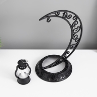 Ночник "Ночной фонарь" LED от батареек 3хAG10 черный 12х19х25 см Ночник "Ночной фонарь" LED от батареек 3хAG10 черный 12х19х25 см