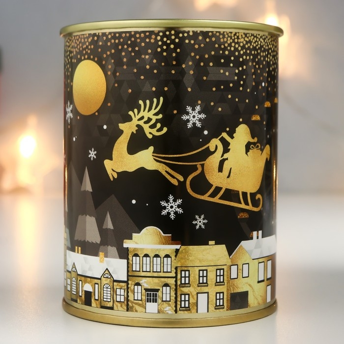 Копилка-банка металл Копилка-банка металл "Исполнения желаний в Новом году"