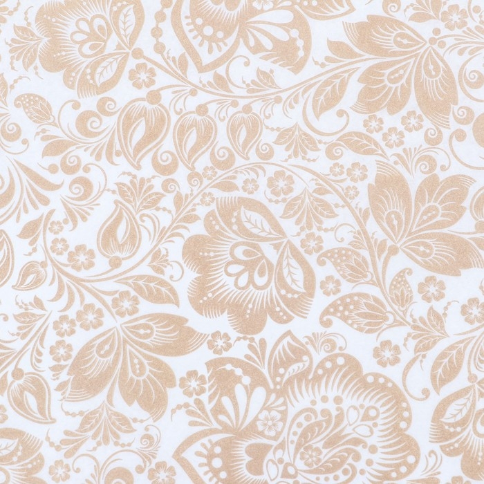 Бумага силиконизированная &laquo;Хохлома&raquo;,  хохлома, 0,38 х 5 м