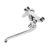 Смеситель для ванной Juguni однорычажный с душем, с S-изливом Смеситель для ванной Juguni однорычажный с душем, с S-изливом