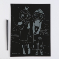 Гравюра &laquo;Царевны&raquo; &laquo;Царевны. Алёнка и Василиса&raquo; 18 &times; 24 см