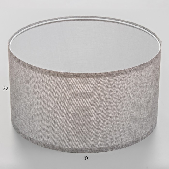 Абажур для торшера Абажур для торшера "Классика" Е27 коричневый 40х40х22см