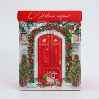 Подарочная коробка новогодняя складная с 3D эффектом &laquo;Чудо обязательно случится&raquo;, 18 х 14 х 23 см, Новый год