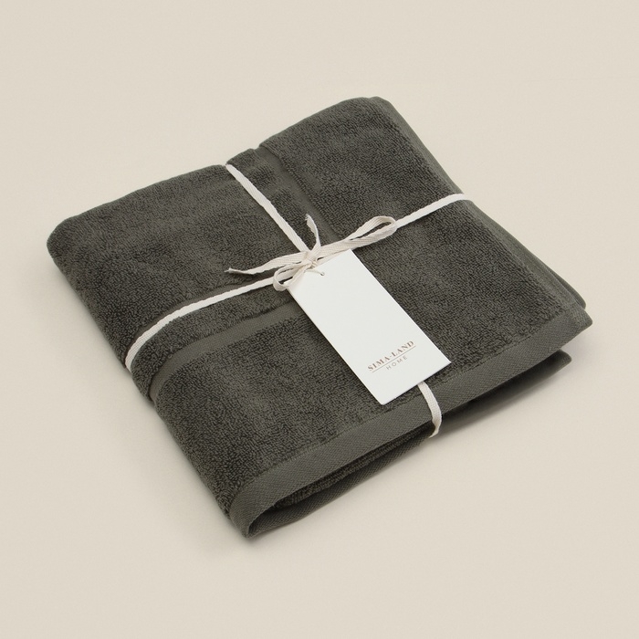 Коврик махровый SL HOME: Basic Коврик махровый SL HOME: Basic "Олива" 50х70 см, 100% хлопок, 730 г/м2