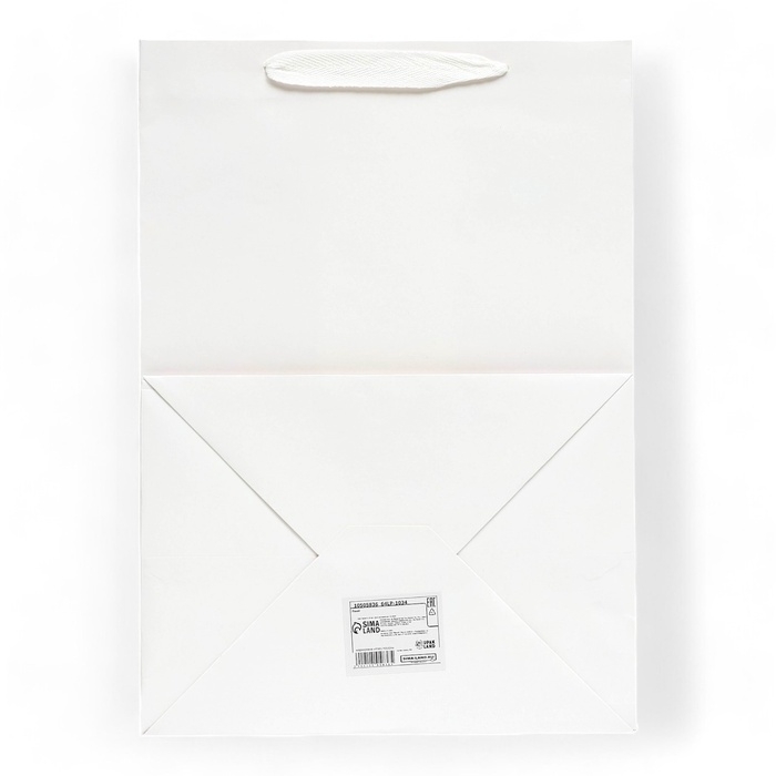 Пакет подарочный, с окном, 35 х 25 х 18 см, белый, 1шт. Пакет подарочный, с окном, 35 х 25 х 18 см, белый, 1шт.